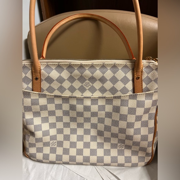 🔥🔥Louis Vuitton Figheri Handbag Damier Azur PM🔥🔥 - Picture 3 of 16
